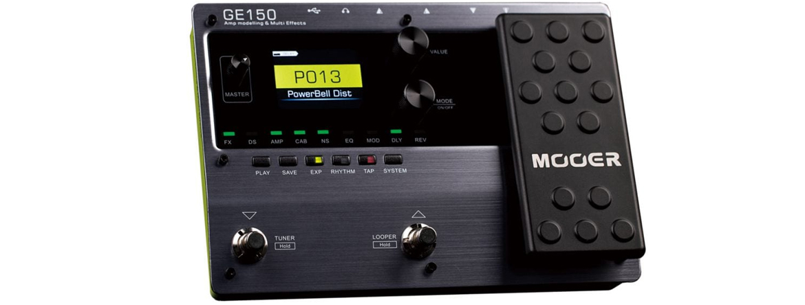 Mooer Audio GE150 amp modelling and multi-effects unit